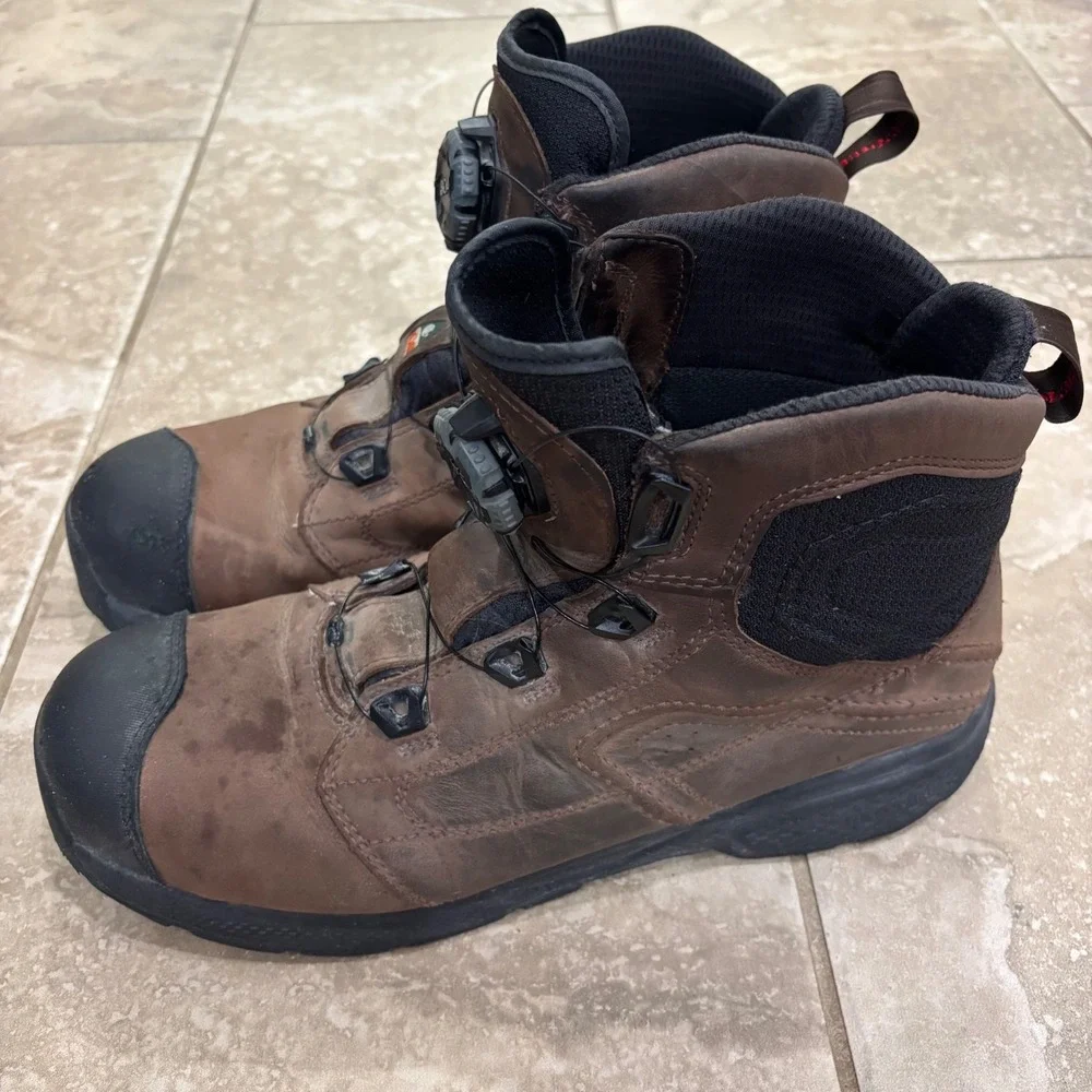 Red Wing 2452 X-Treme Lite BOA Safety Toe Work Boots Brown Mens 12 E2 Wide