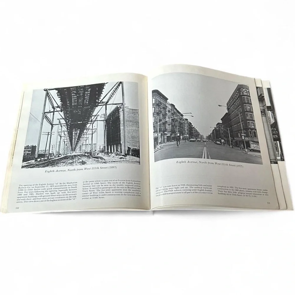 💜 Vintage New York Then And Now 1976 Book - Edward B. Watson/Edmund V. Gillon Jr