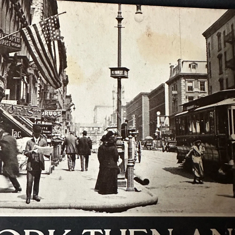 💜 Vintage New York Then And Now 1976 Book - Edward B. Watson/Edmund V. Gillon Jr