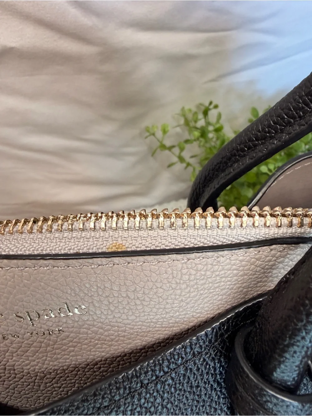 kate spade structured pebbled