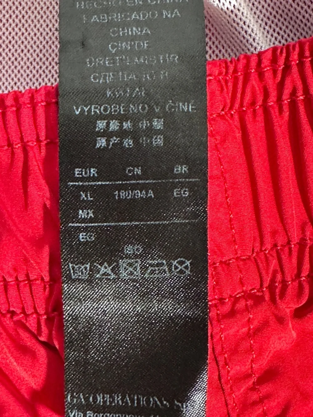 Armani Exchange bold red