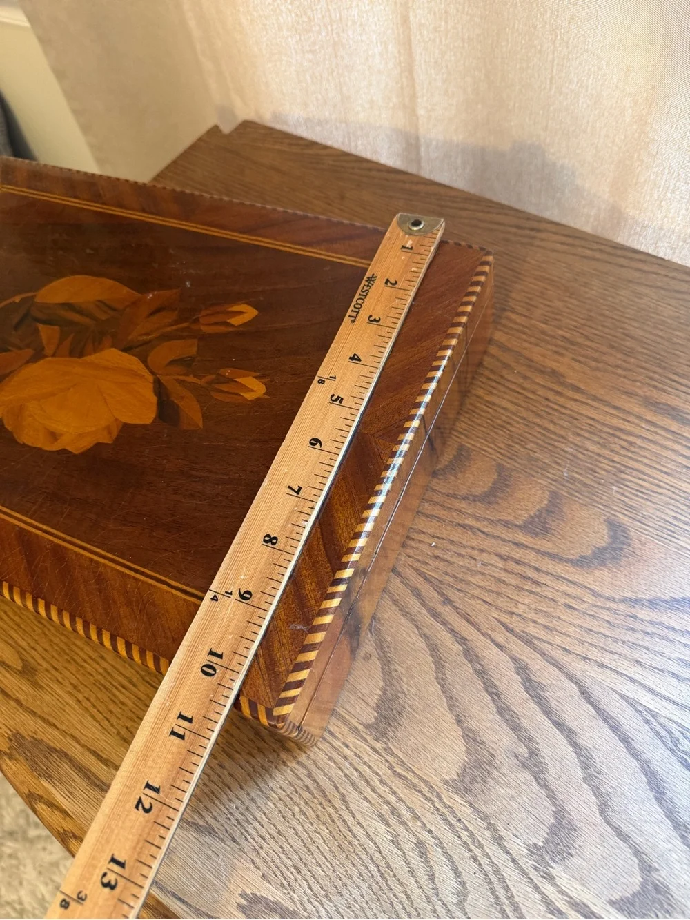 Vintage decorative wooden