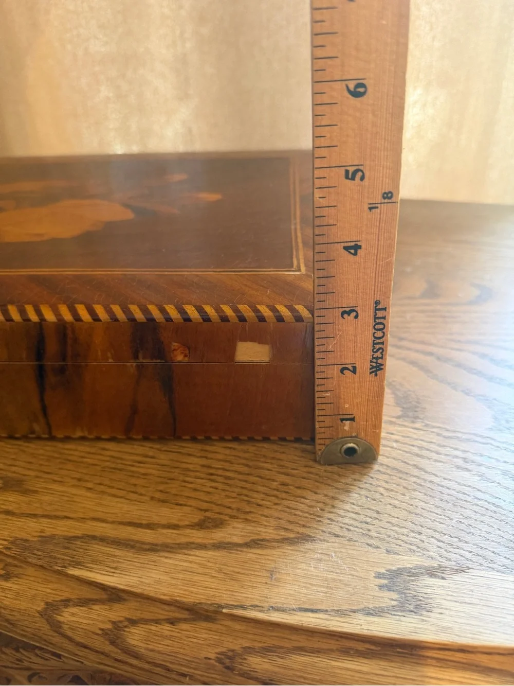 Vintage decorative wooden