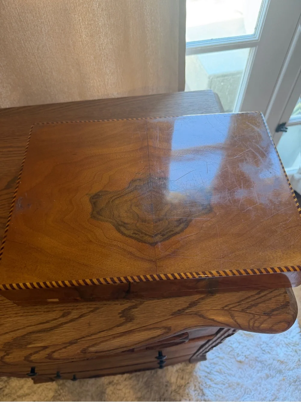Vintage decorative wooden