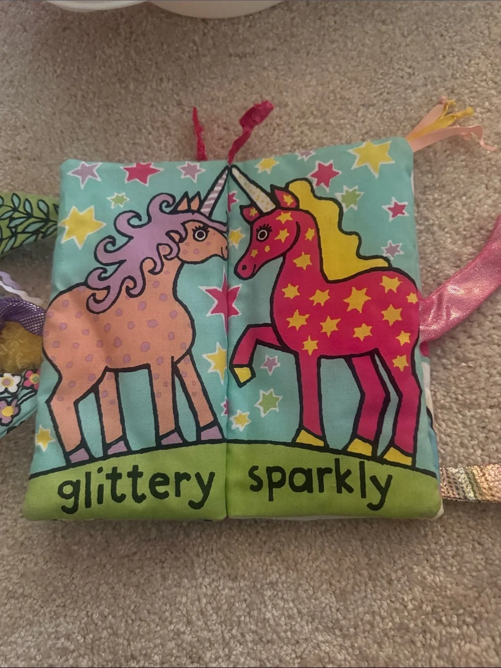 Jellycat bright fabric