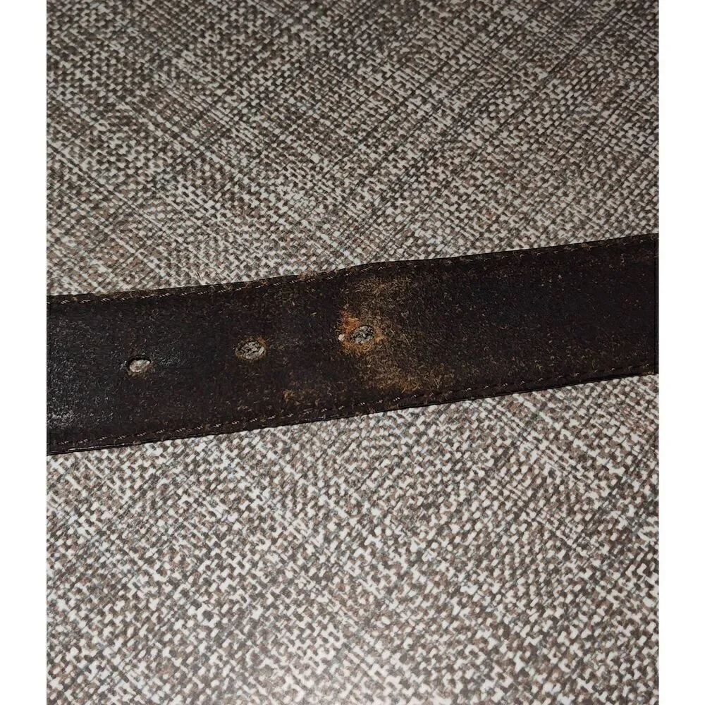 Columbia Brown genuine leather belt 12CO0289 Size 42 great quality