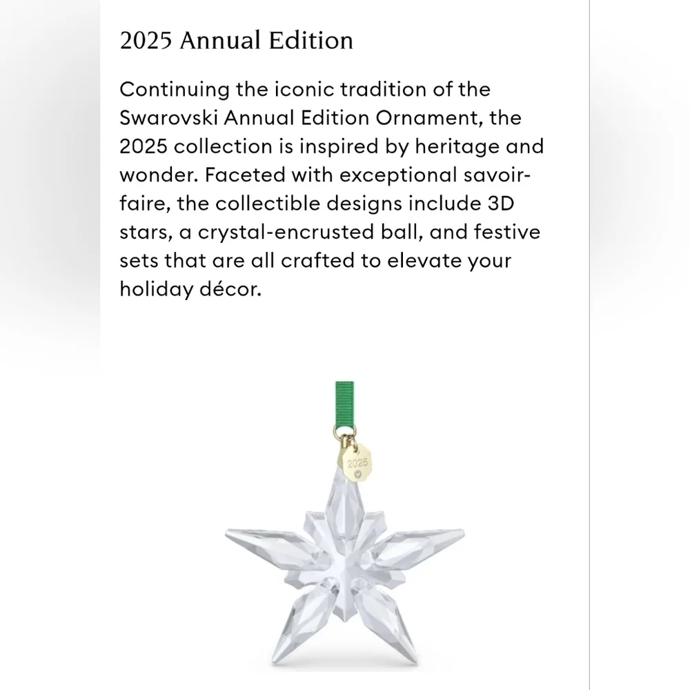 Swarovski new box