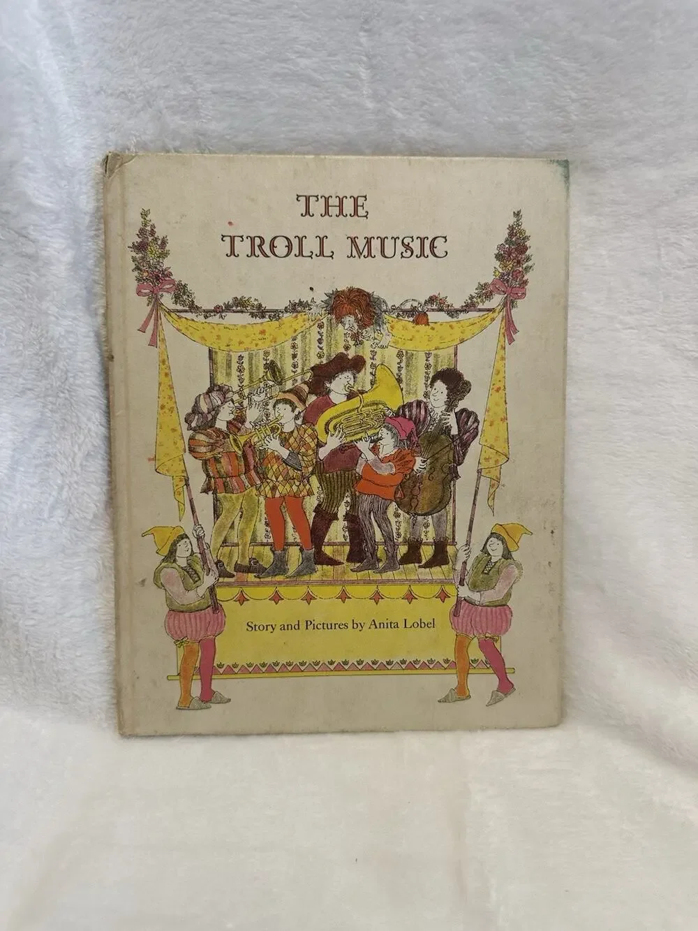 The Troll Music by Anita Lobel - Vintage (1966) Hardcover