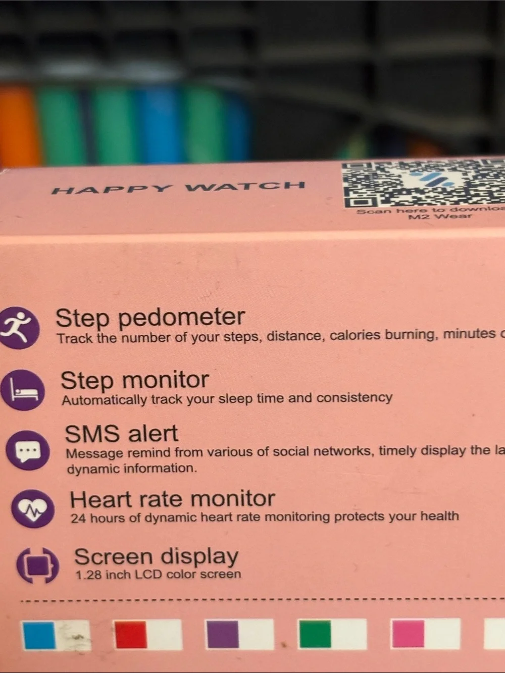 Happy Watch pink smartwatch