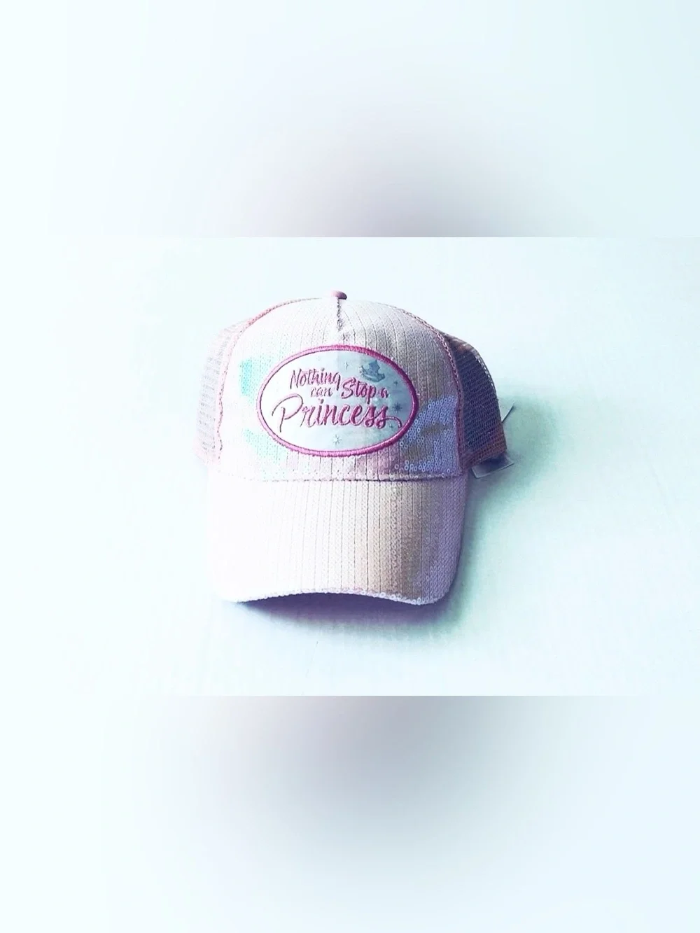 Disney Sequin Nothing Can Stop A Princess Girl’s Baseball Hat