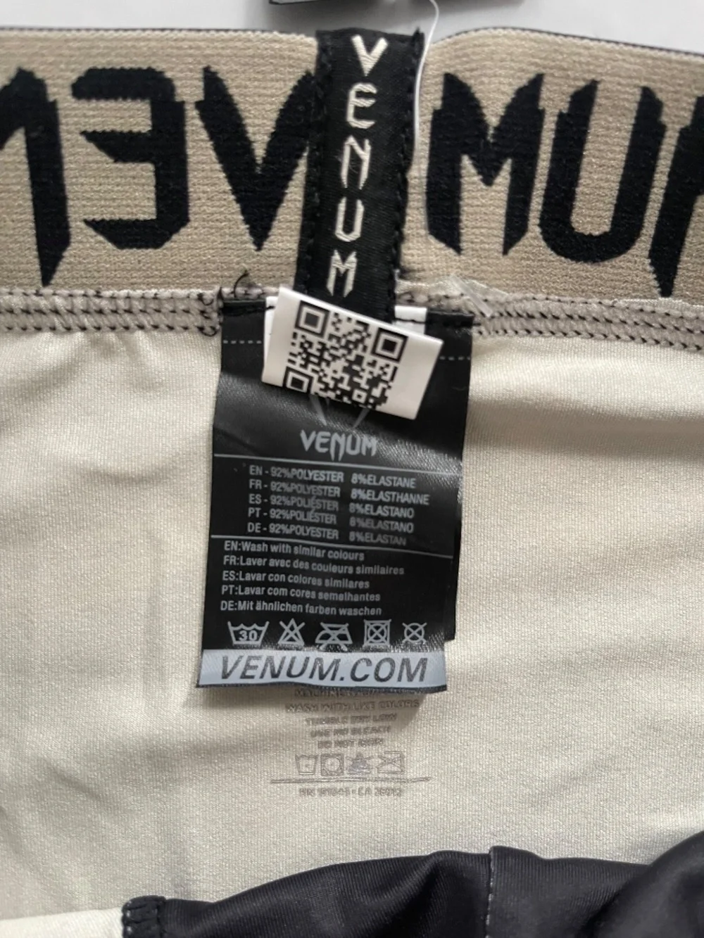 UFC Venum Authentic Fight Week 2.0 Men’s Boxer Briefs Black Sand XL NWT