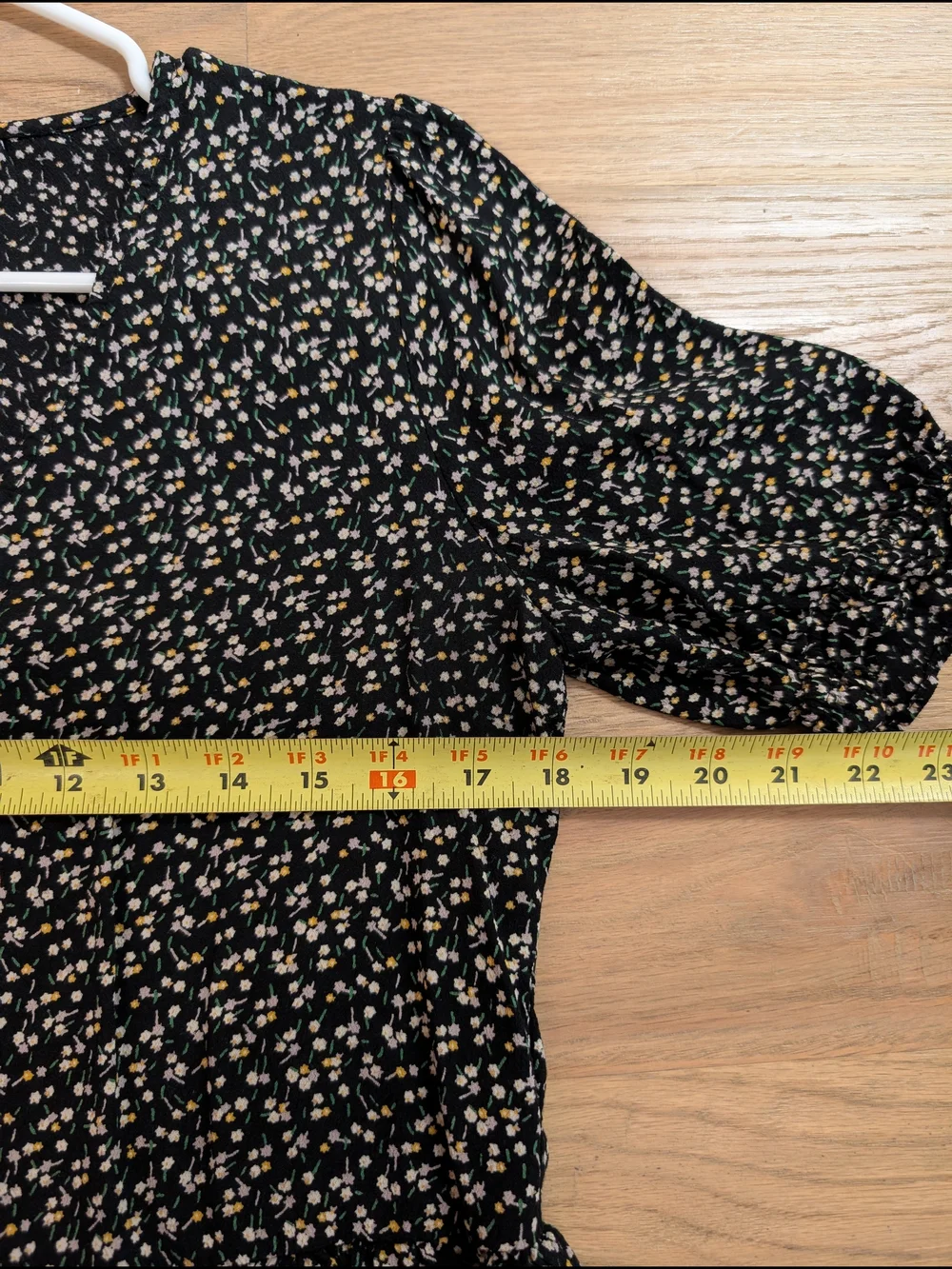 Madewell black blouse
