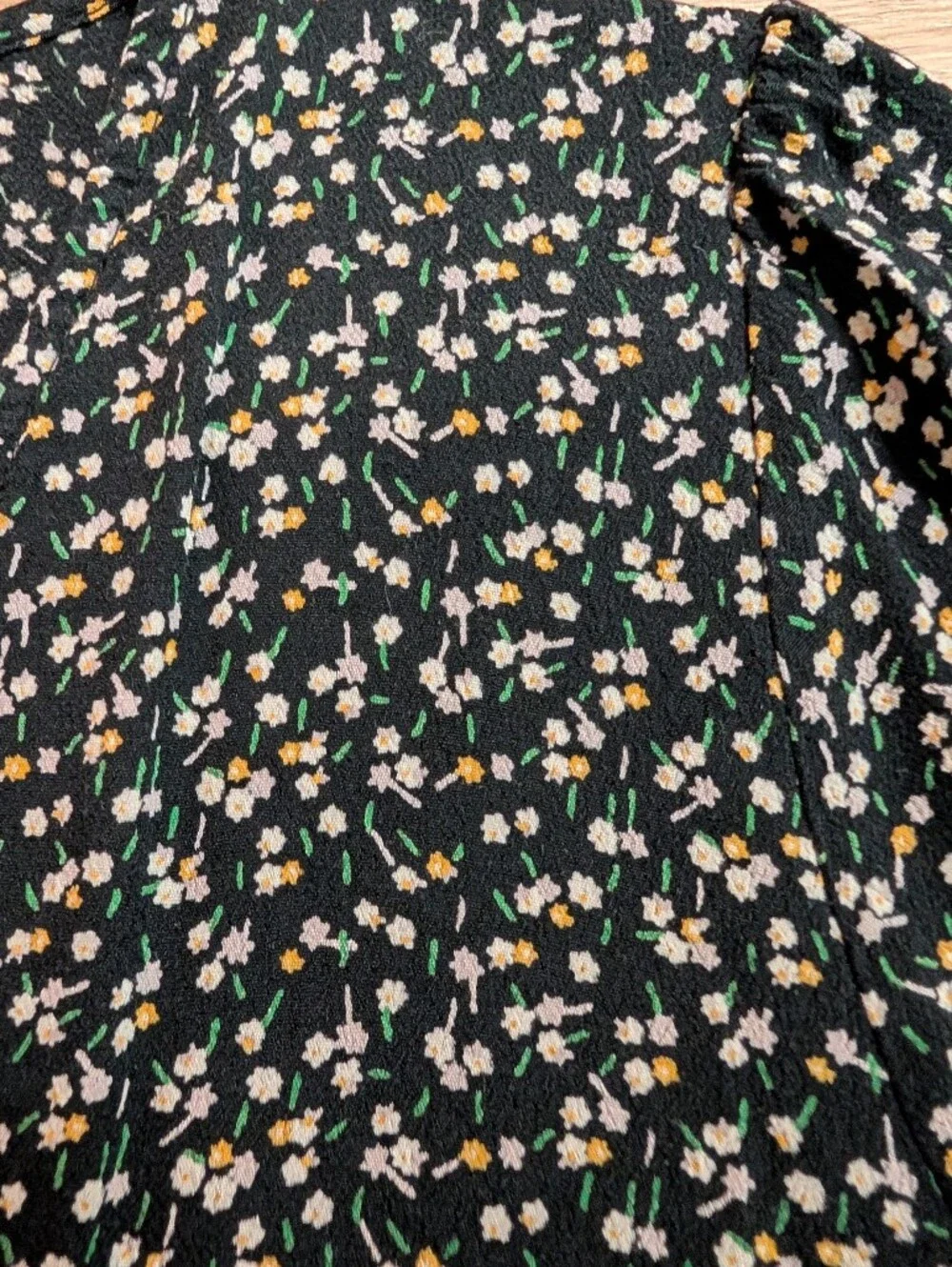 Madewell black blouse