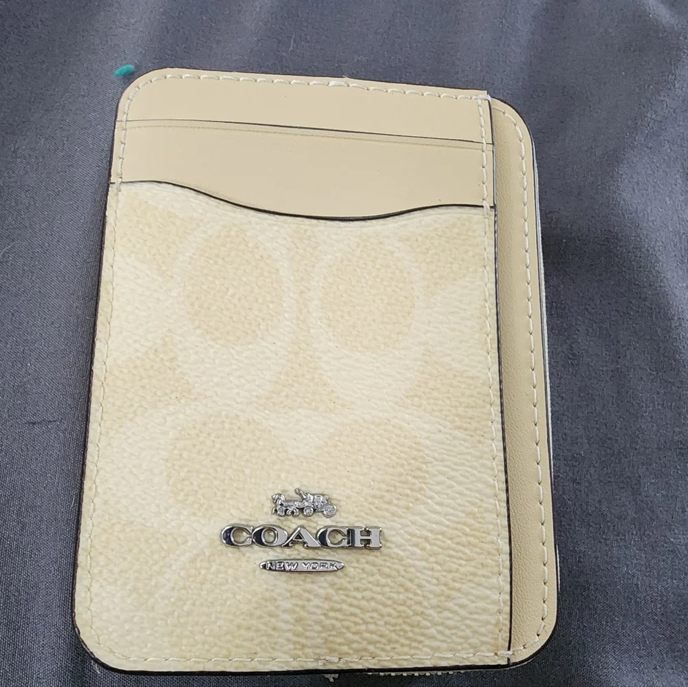 Coach Cream Wallet