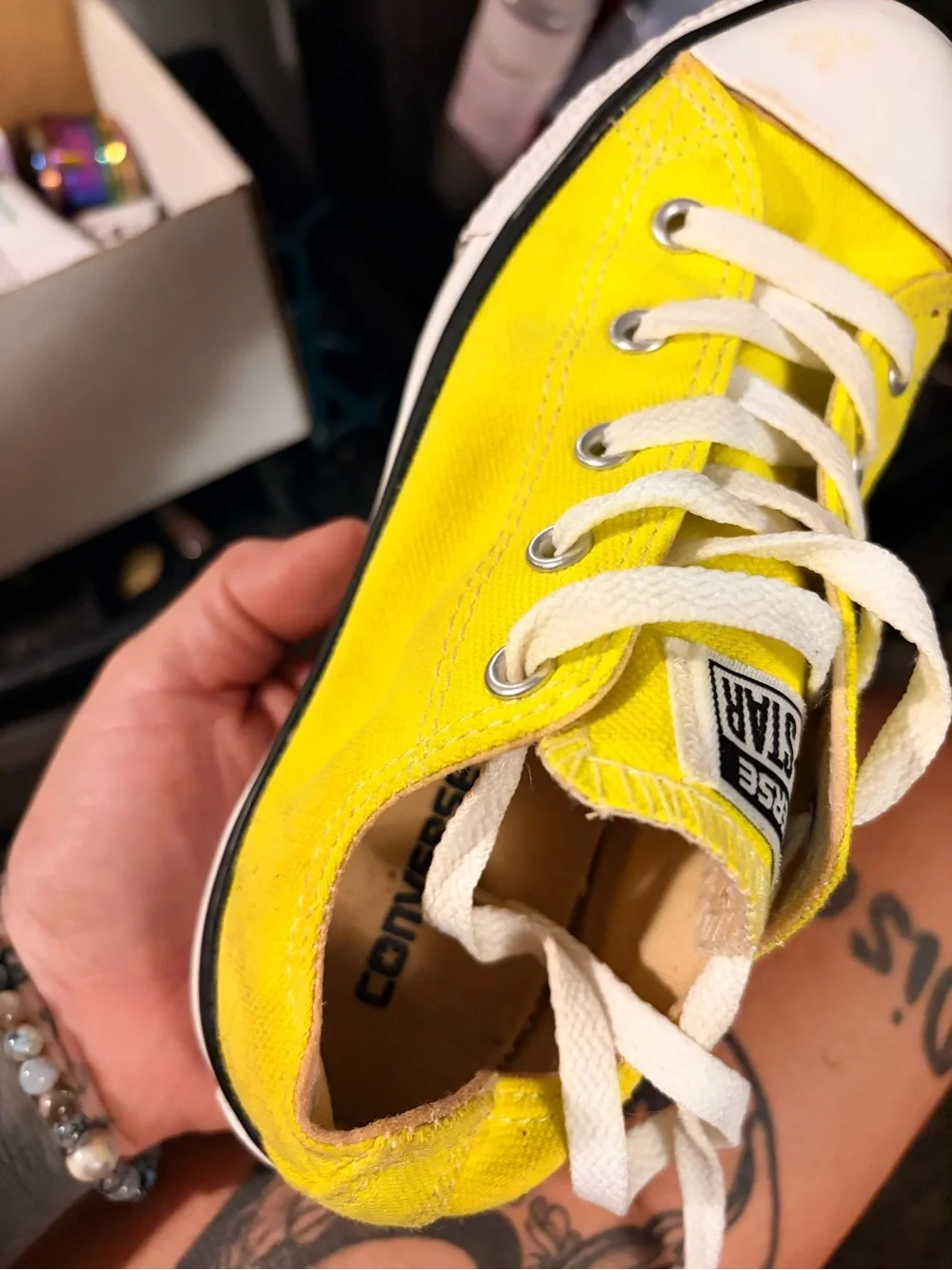 Converse vibrant neon