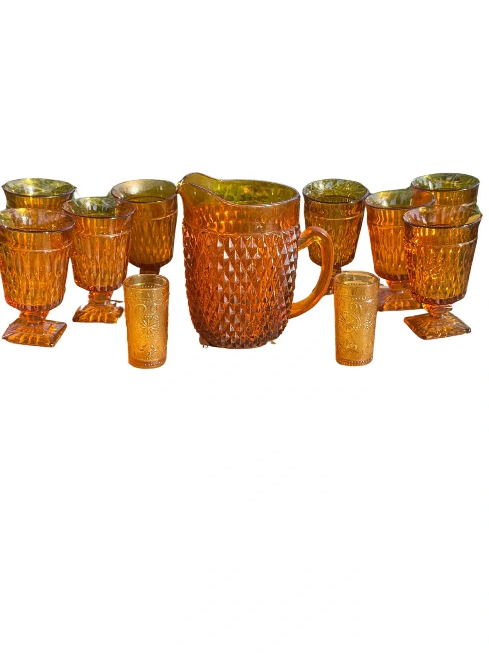 Indiana Glass elegant amber