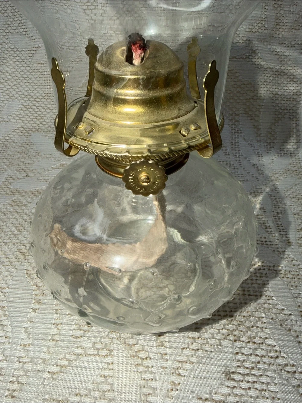 Vintage elegant clear