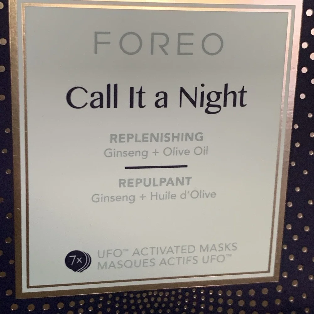Foreo UFO Mini 2 LED Thermo Smart Face Mask Device Pearl Pink + Mask Set SEALED