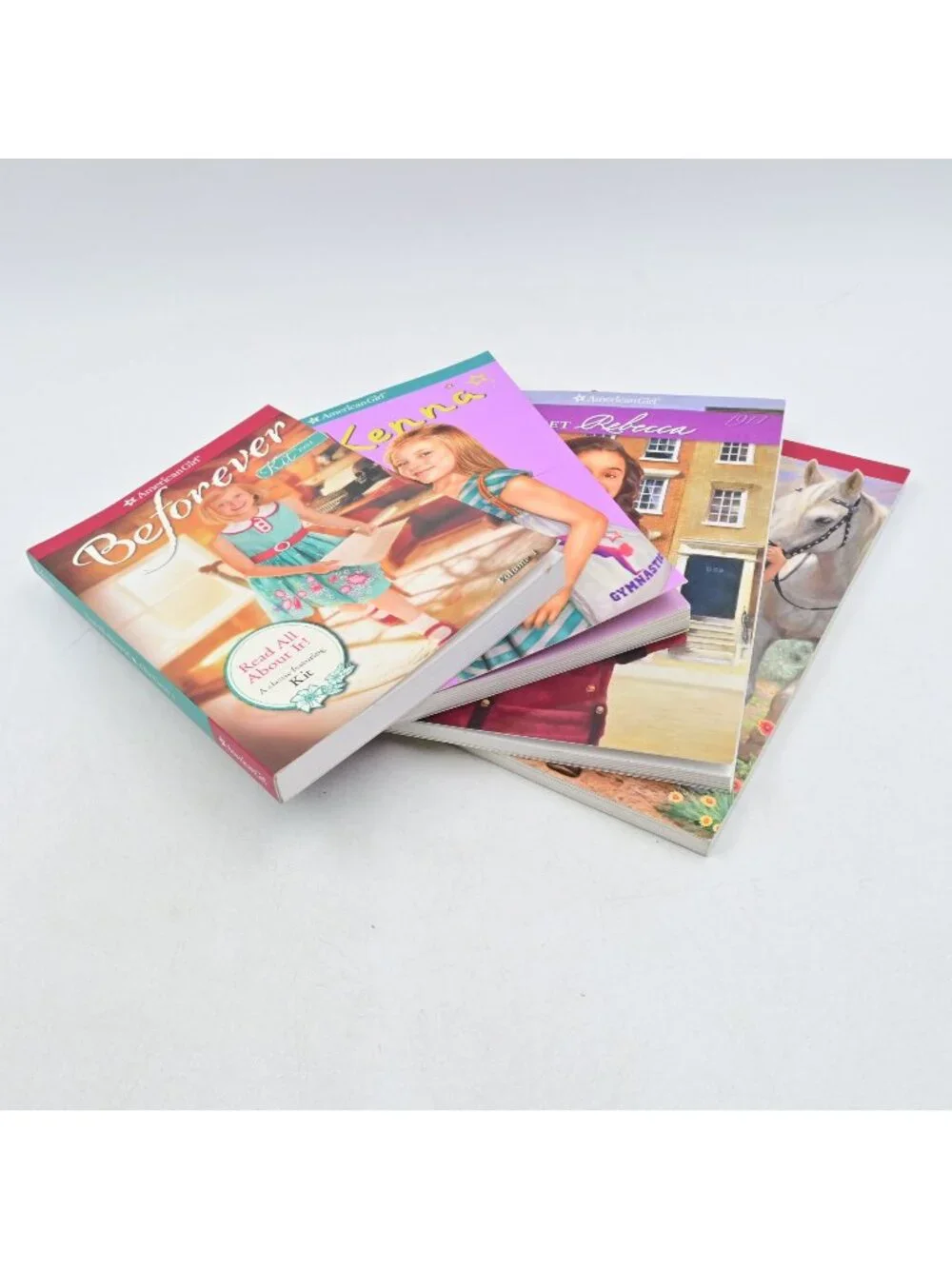 American Girl Book Set Of 4 Kit McKenna Rebecca Saige Story Paperback Collection