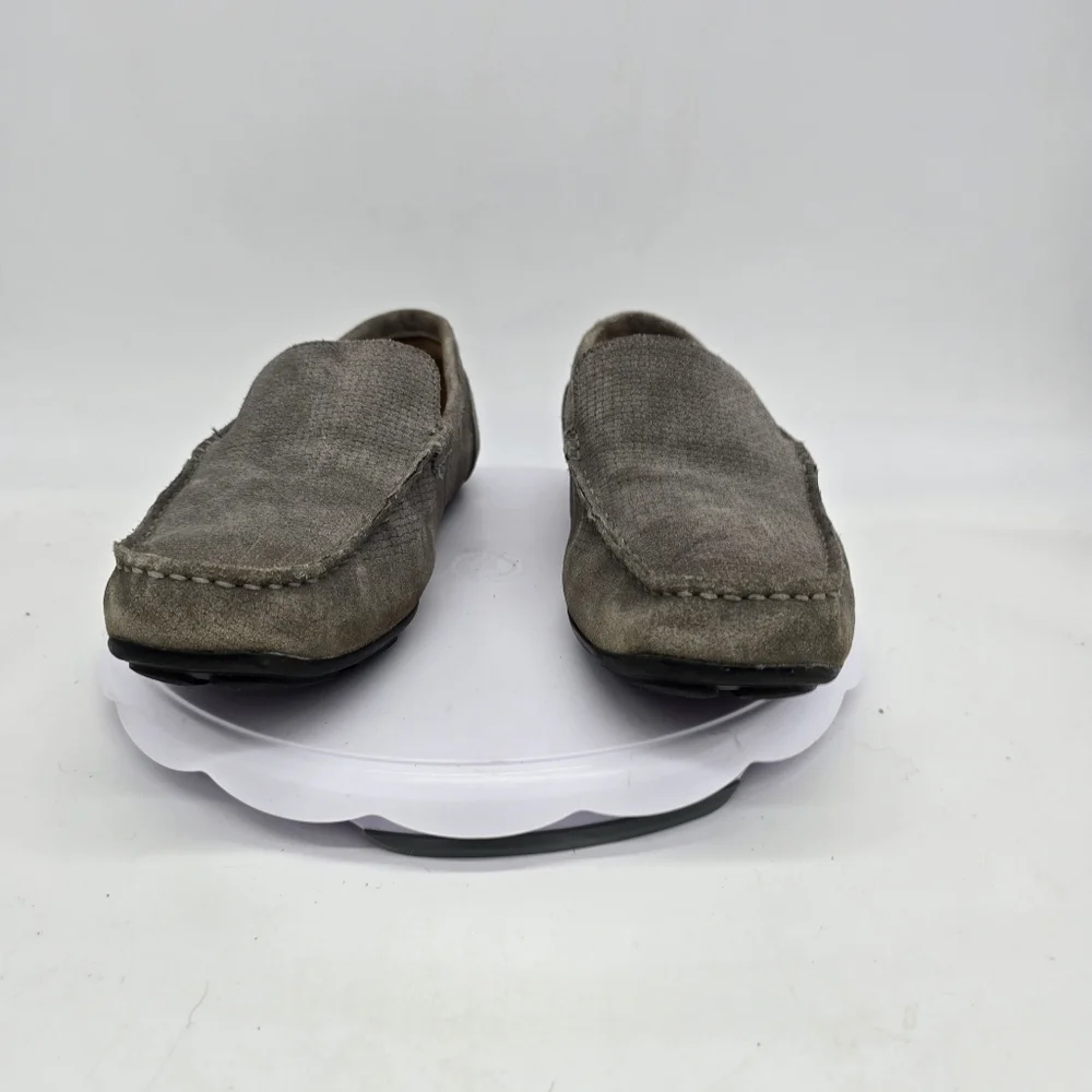 Alfani Shoe Men’s 10 M Casual Kendric Textured Drivers Grey