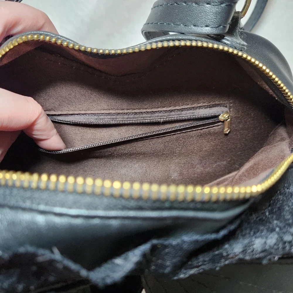 Unbranded black faux
