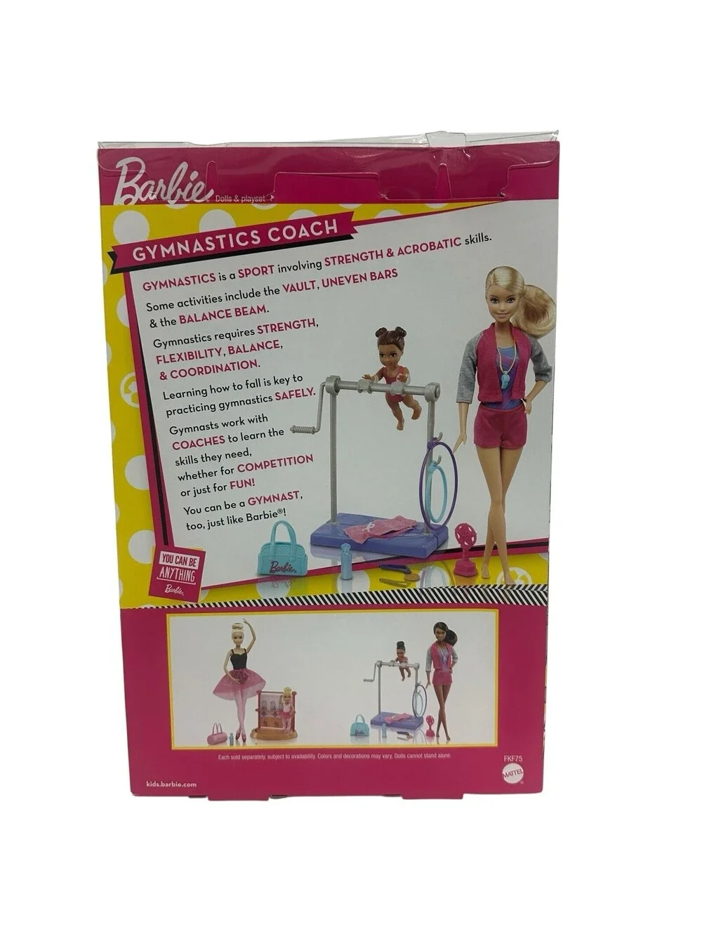 Mattel barbie gymnastics