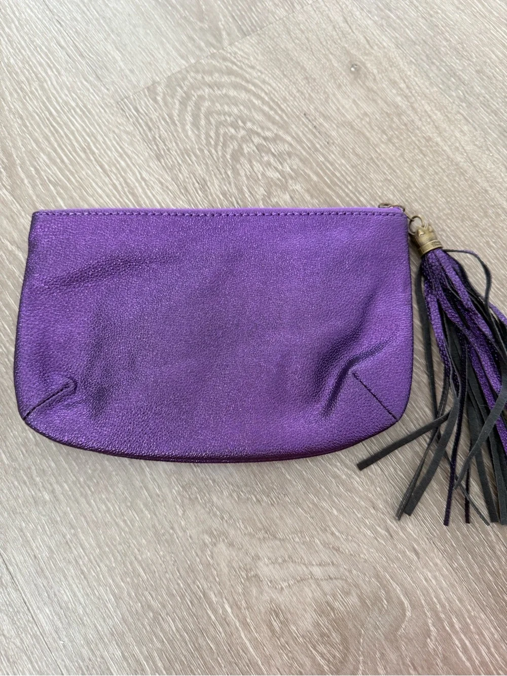 Vera Wang purple wristlet