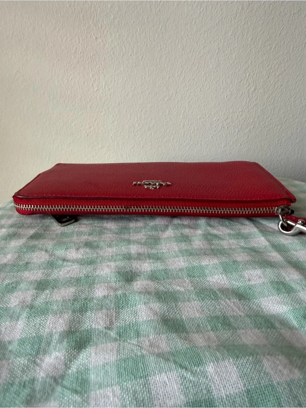 Coach vibrant red