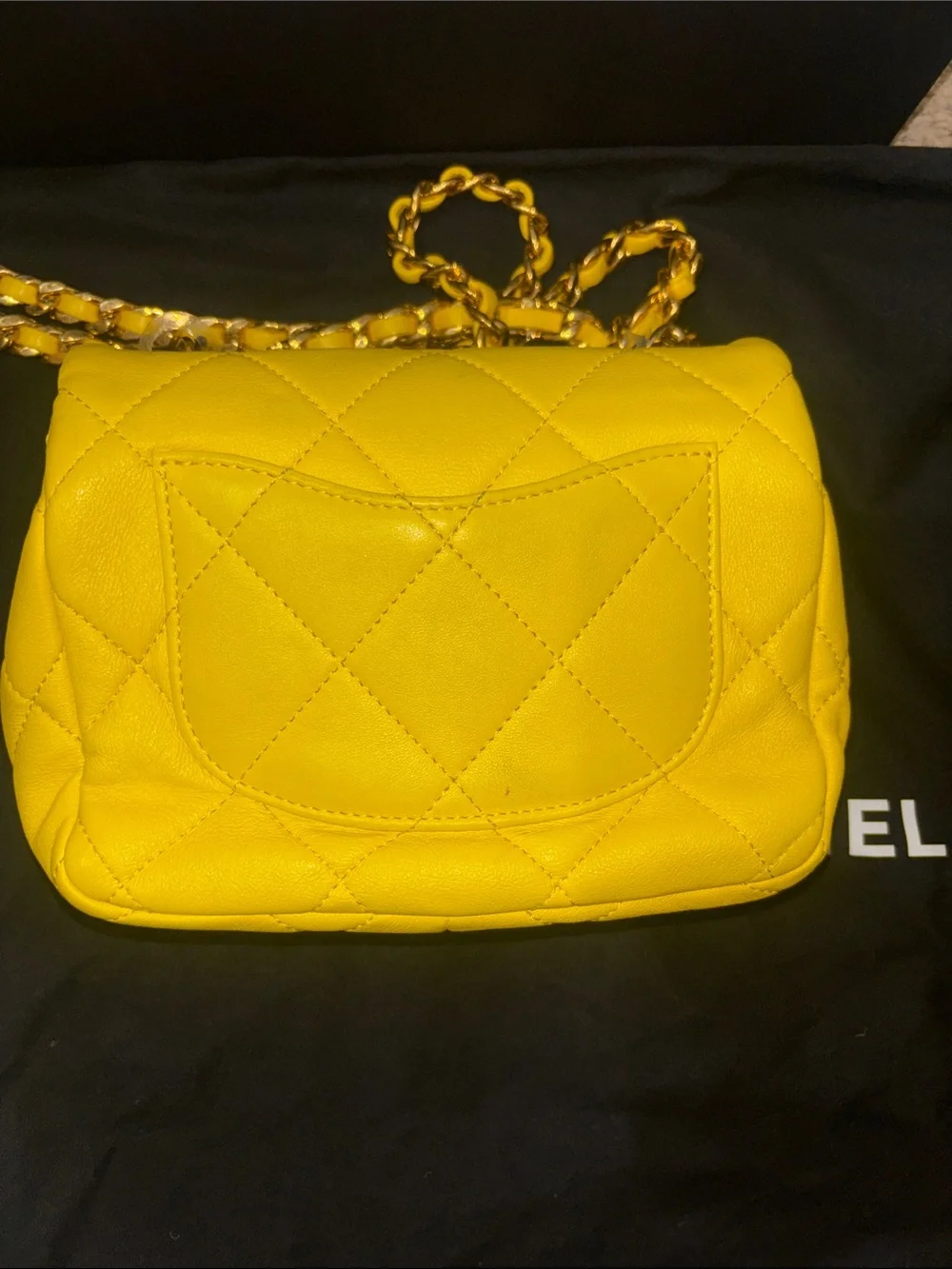 CHANEL bright yellow