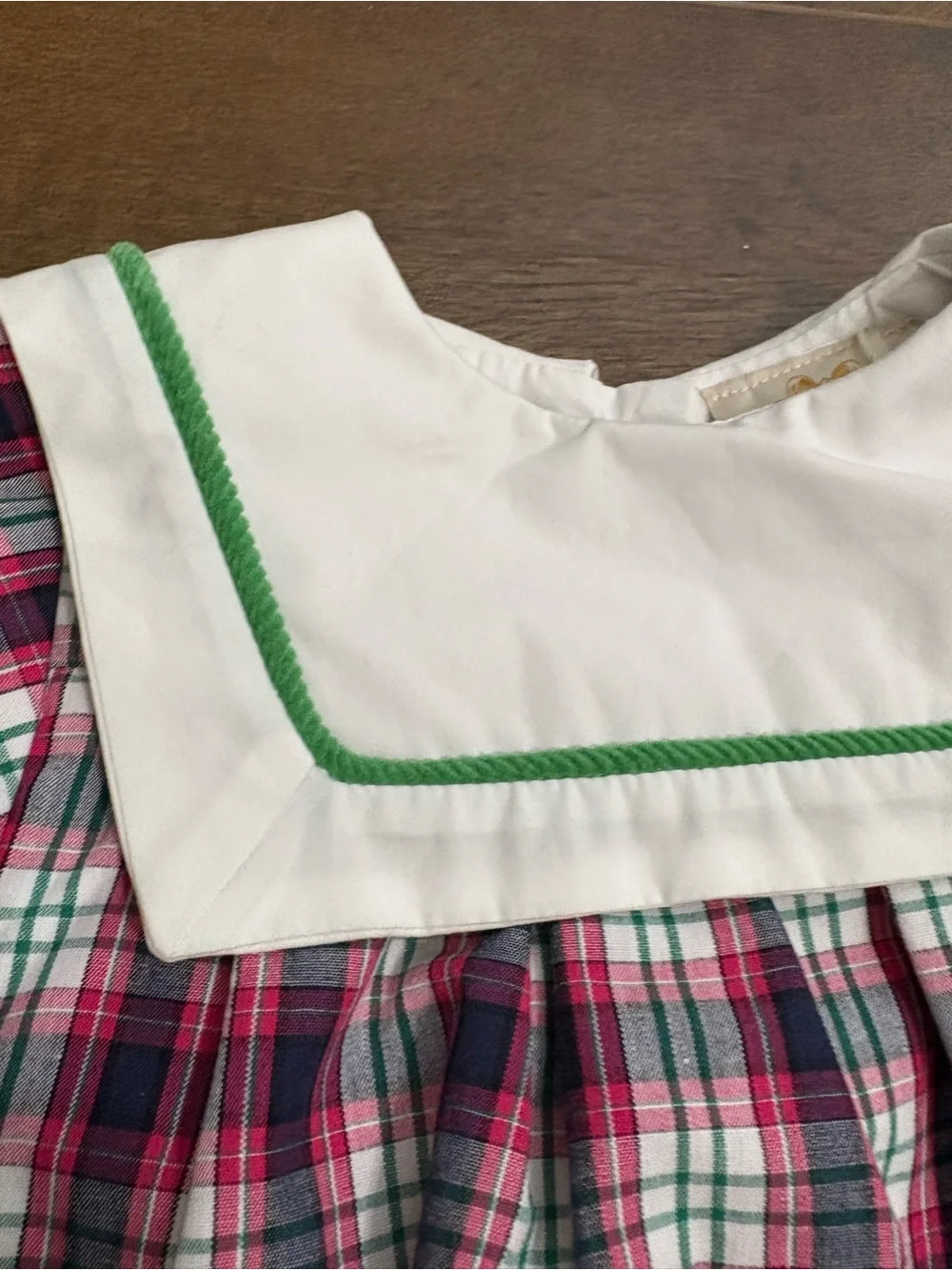 The Beaufort Bonnet Company Plaid & Green Corduroy Set 18-24M NWT
