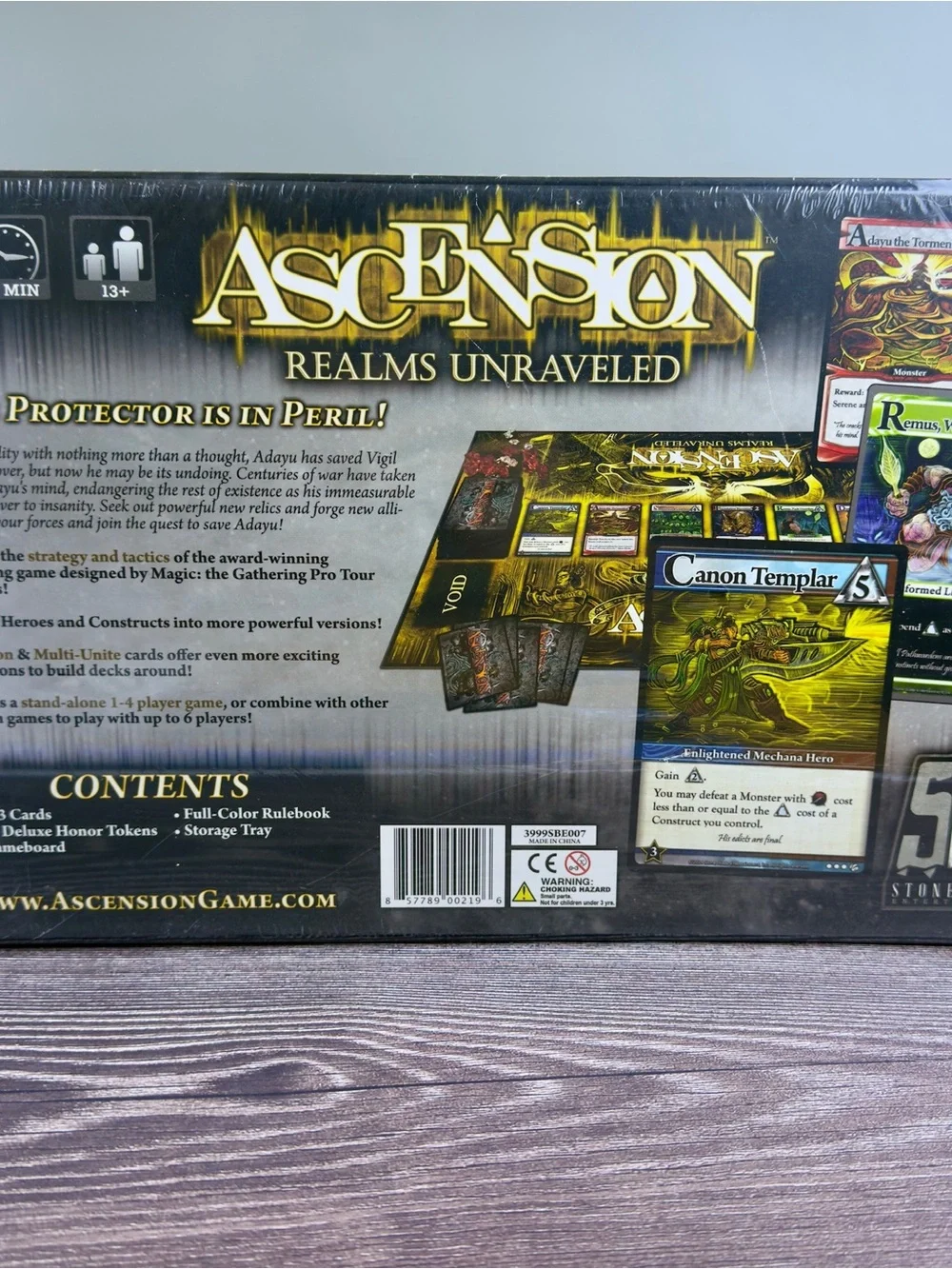 Ascension Realms Unraveled Board Game NEW Sealed Deckbuilding
