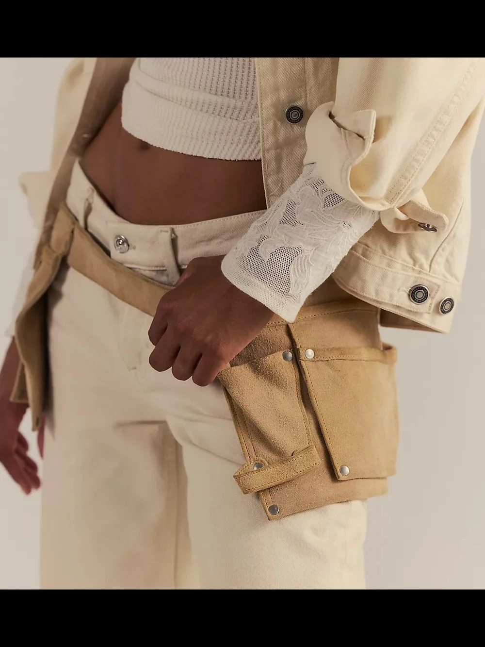 Free People suede utility