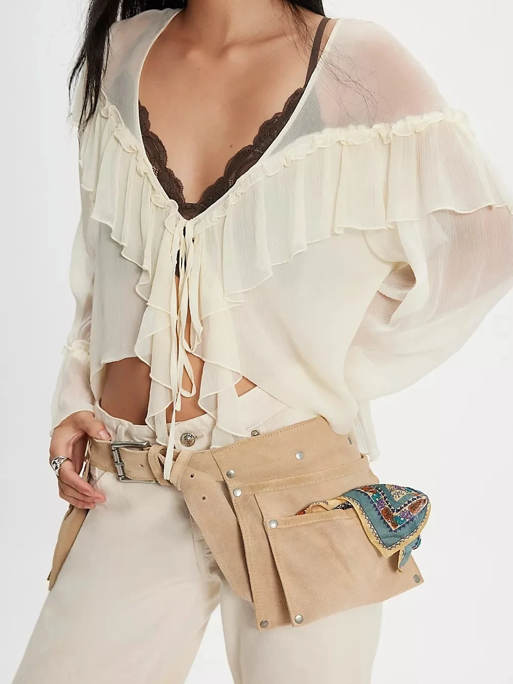 Free People suede utility