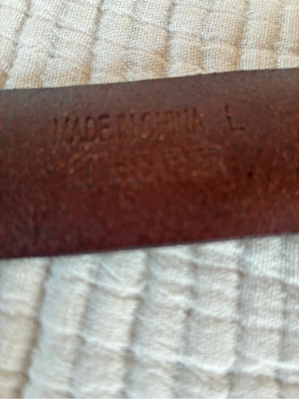 N/A brown leather