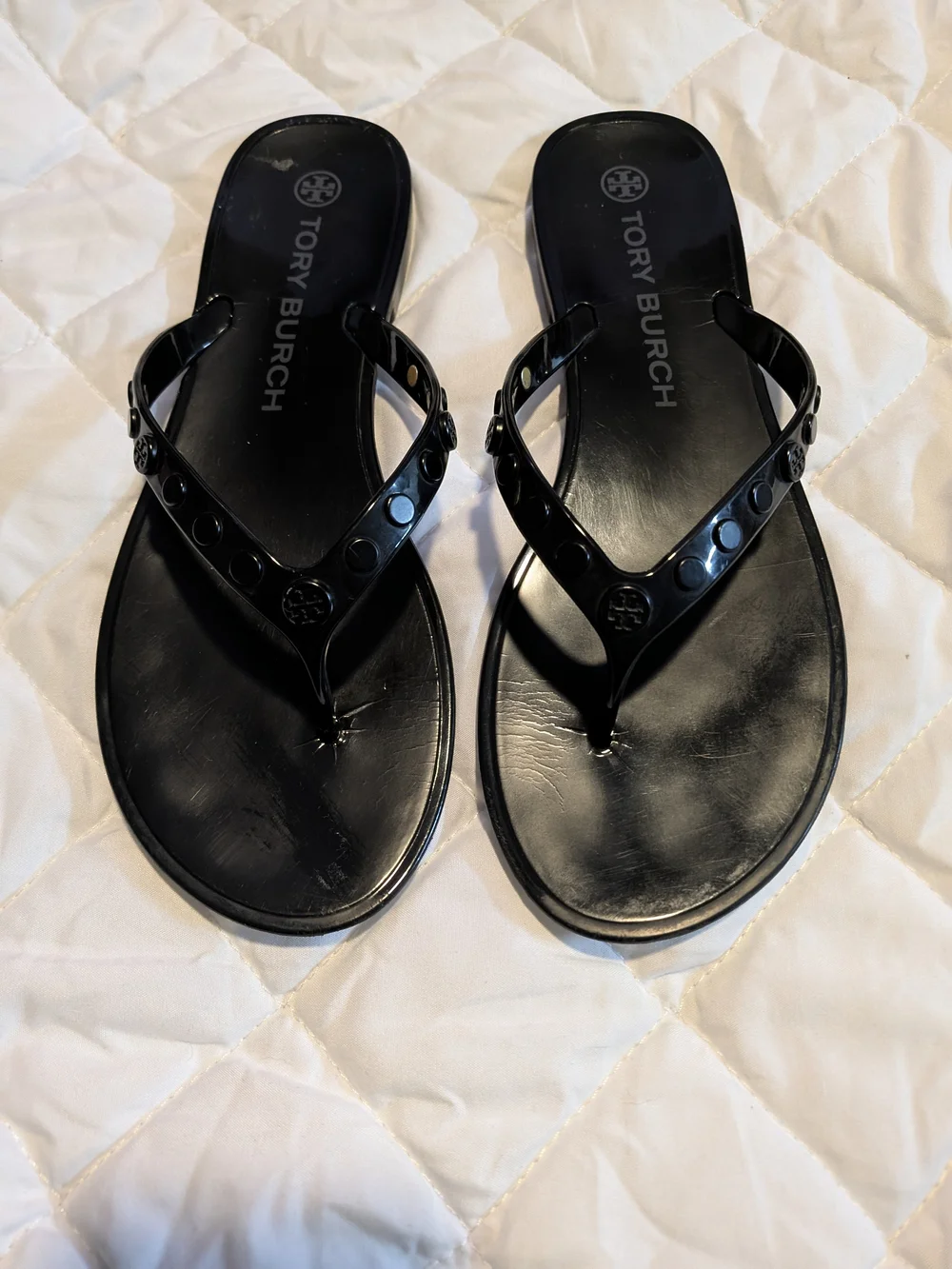 Tory Burch glossy black