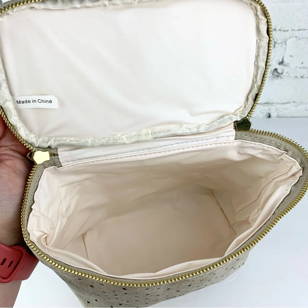 Kate Spade Polka Cot Beige Out To Lunch Lunchbox