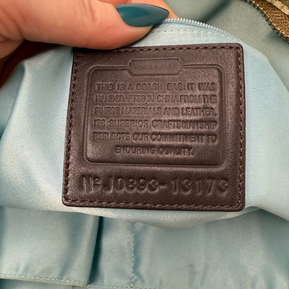 Coach classic metallic