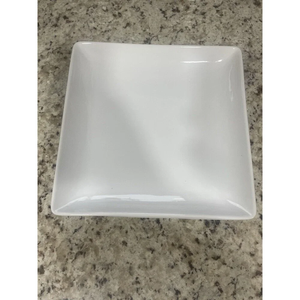 THRESHOLD™PORCELAINDISHWASHER SAFEMICROWAVE SAFECHINA® White Set Of 3 10”