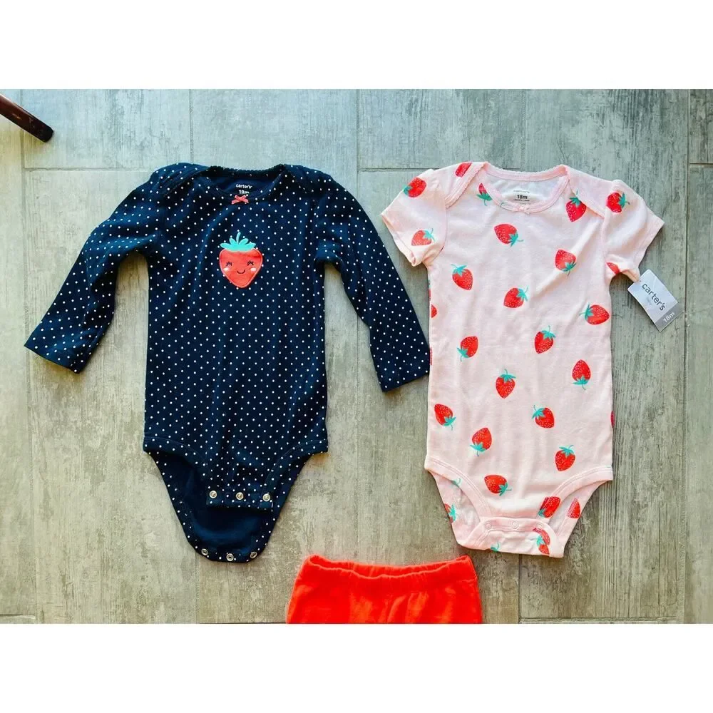 Carters strawberry polka