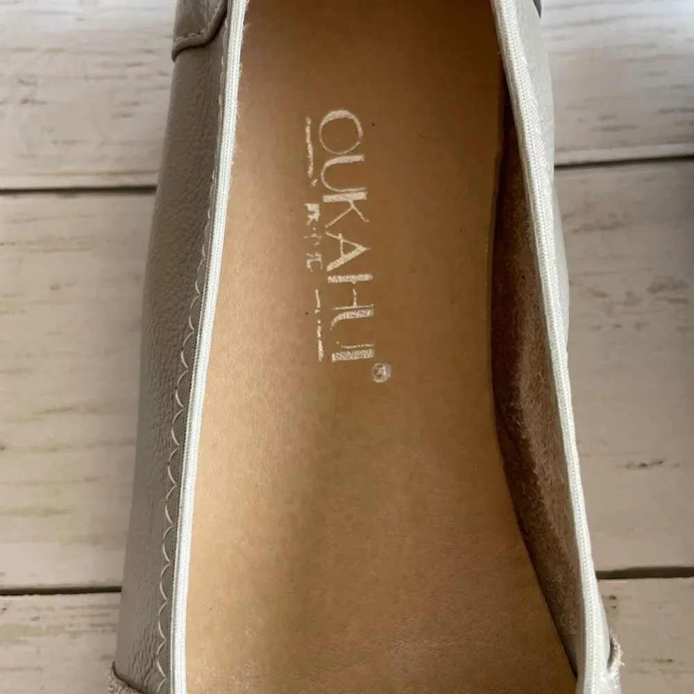 Oukahui wedge flats shoes Size 7.5-8
