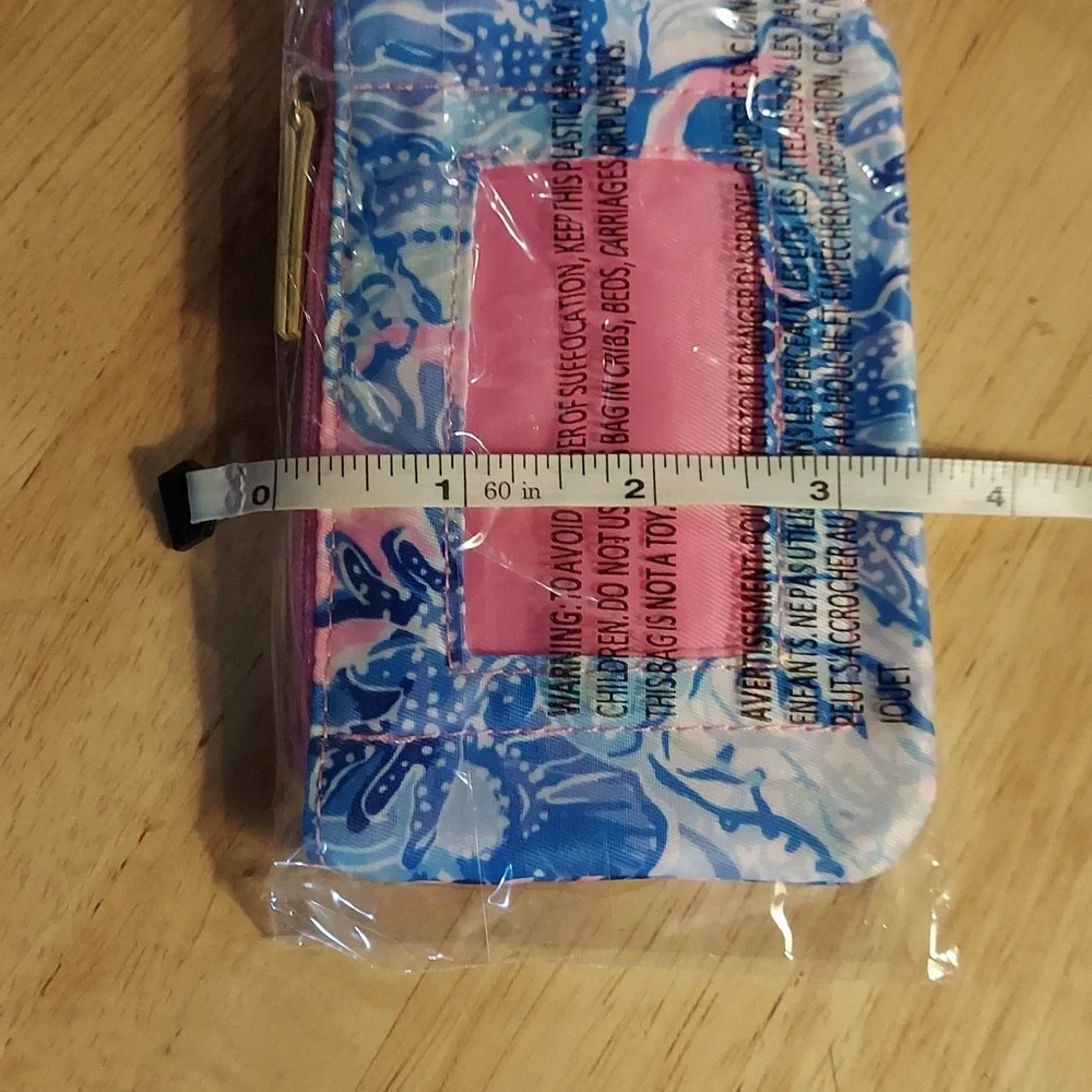 Lilly Pulitzer clear faux