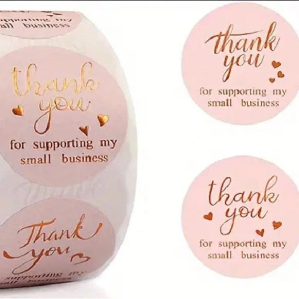 Reseller Shipping Bundle 550 PC Polymailers Stickers Bags Pink Small Business