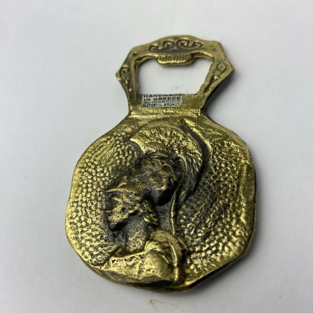 Bronze Bottle Opener Made in Greece