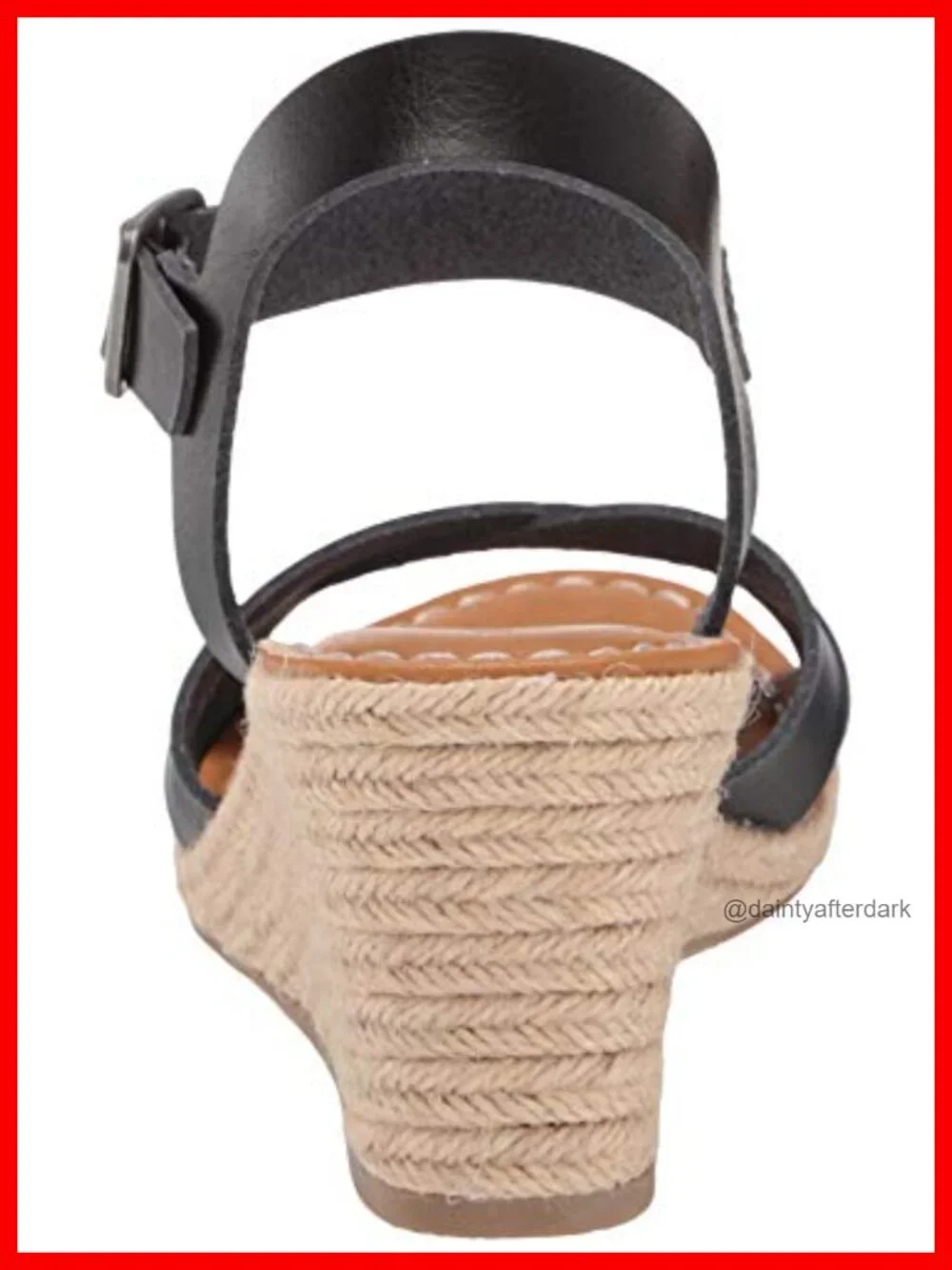 N/A espadrille wedge