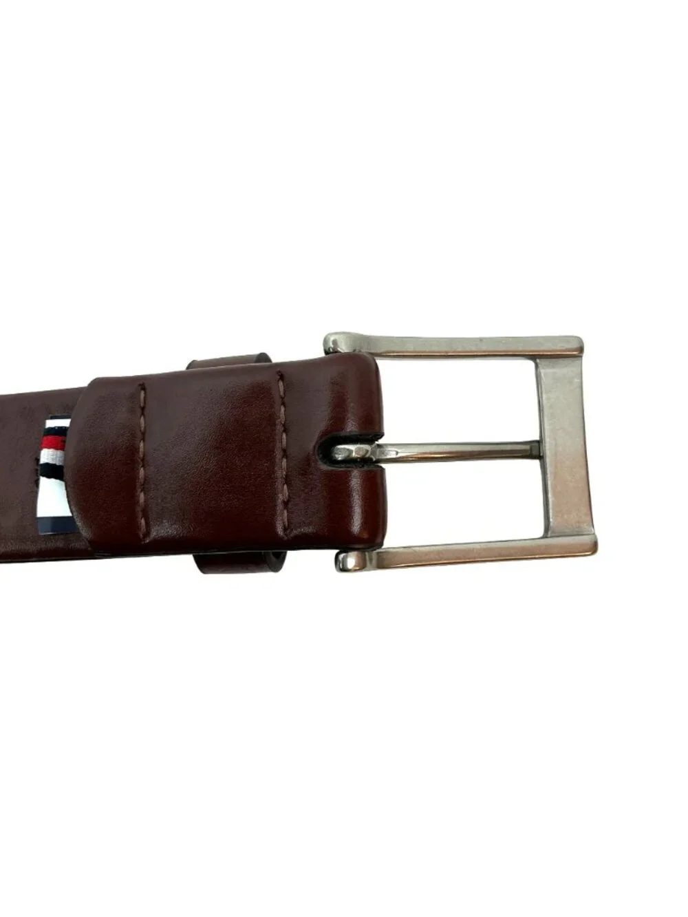 New Tommy Hilfiger Soft Faux Leather Belt Mens 54-55 Brown