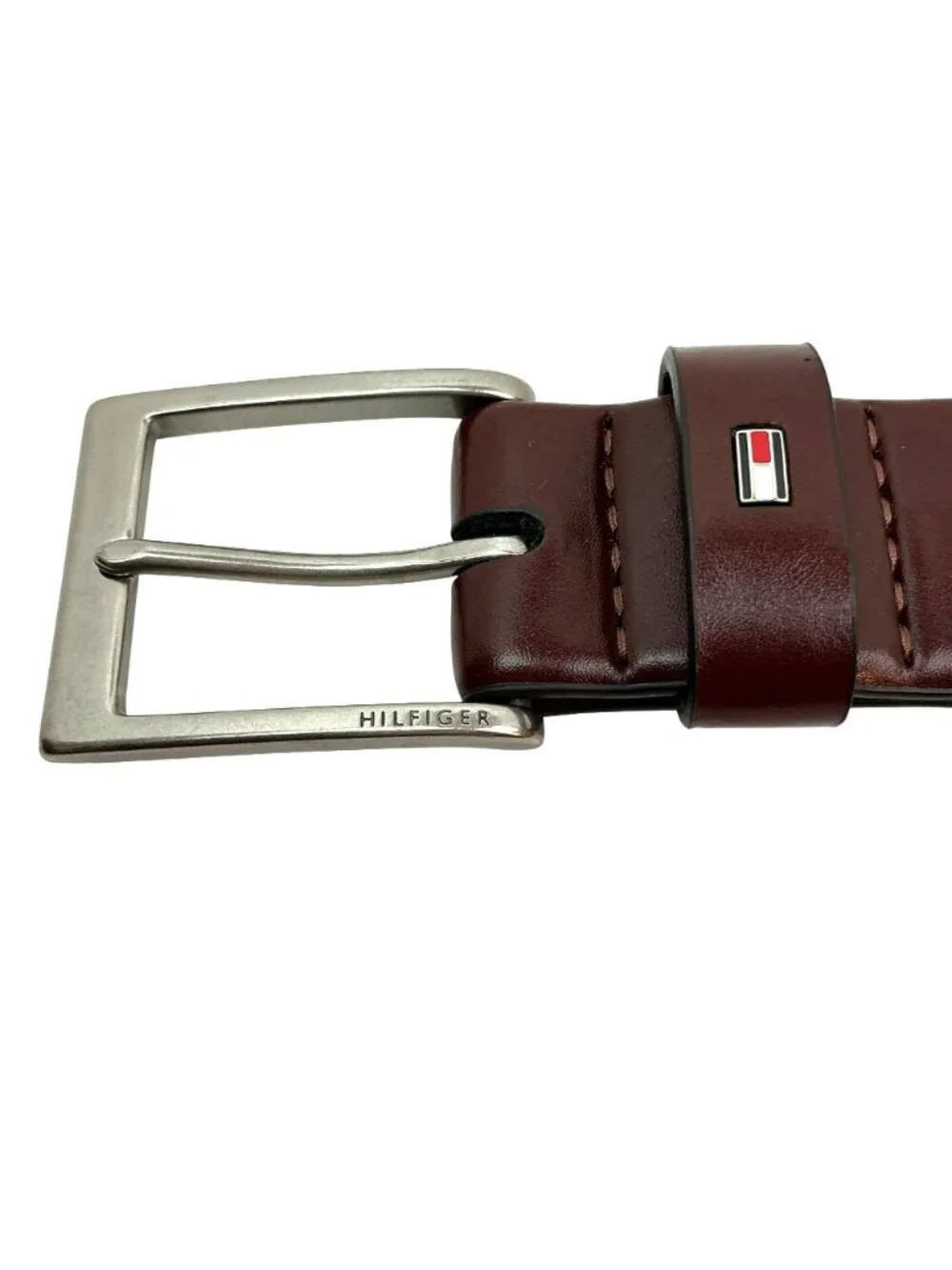 New Tommy Hilfiger Soft Faux Leather Belt Mens 54-55 Brown
