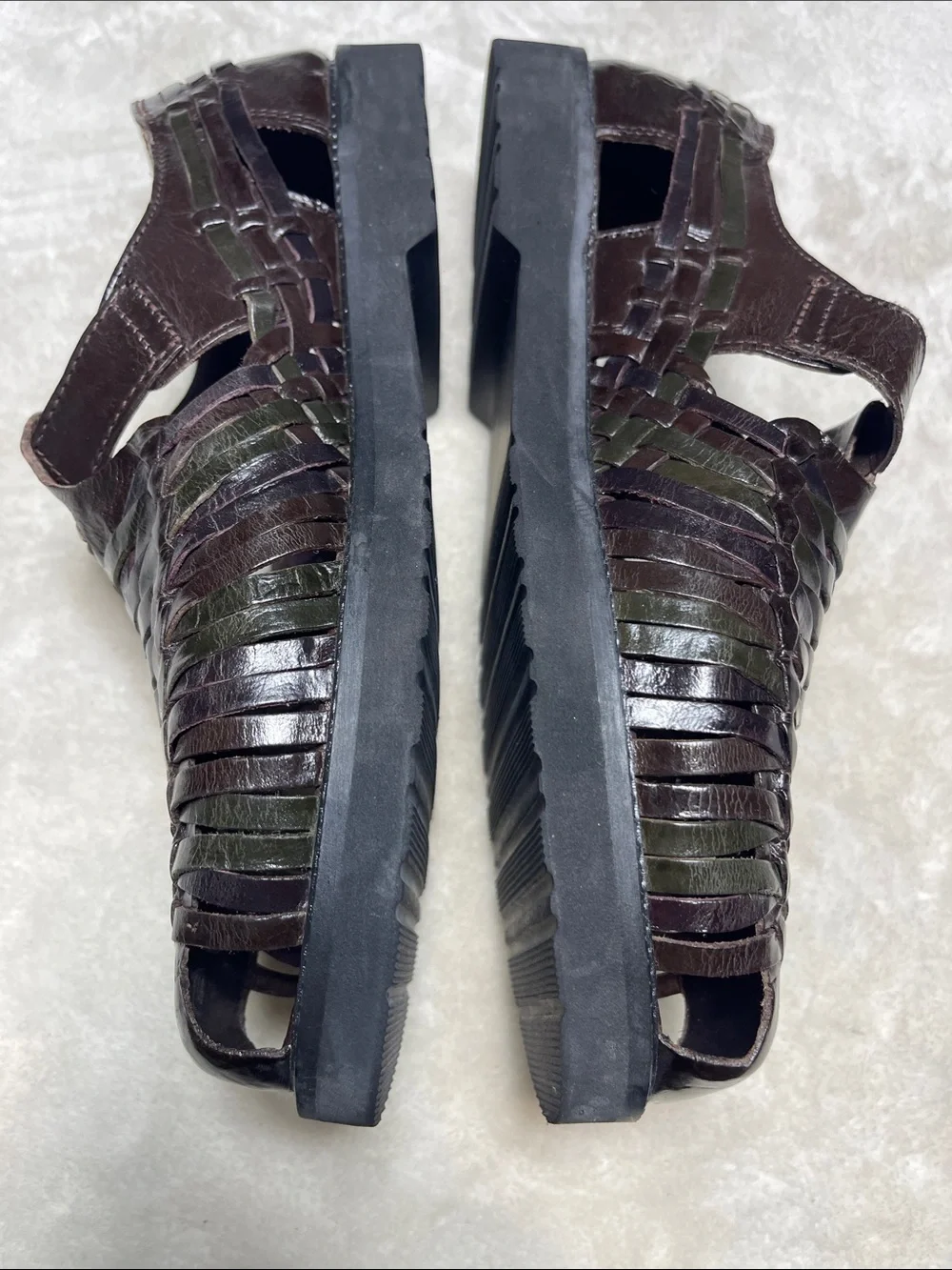 Deer Stags woven leather
