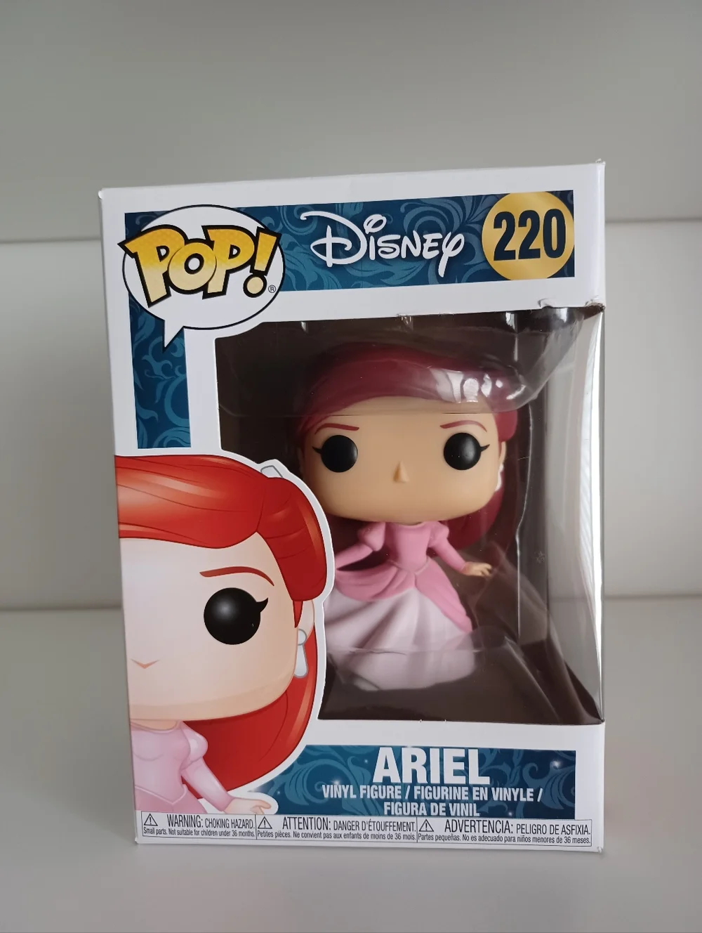 Disney Ariel In Pink Dress 220 From The Little Mermaid Vinyl‎ Figure Funko Pop