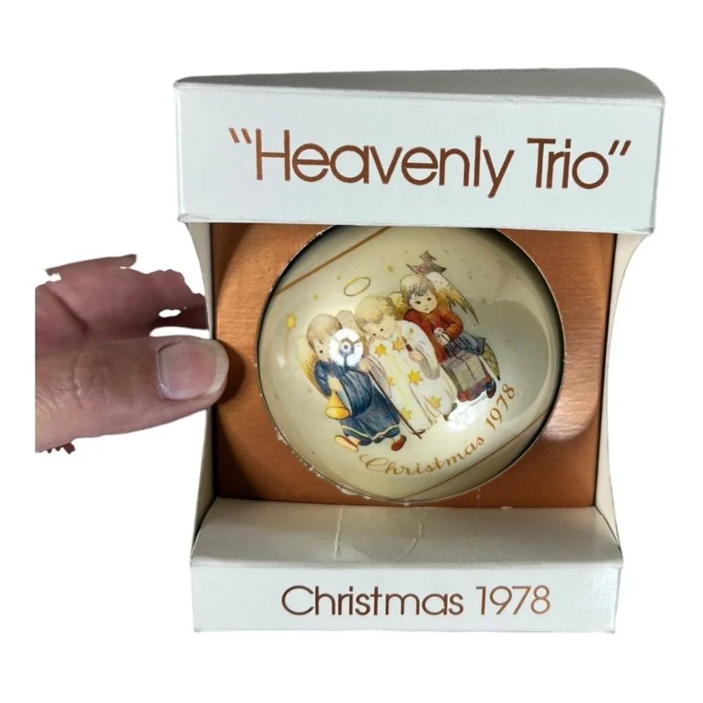 Heavenly‎ Trio 1978 Christmas Ornament
