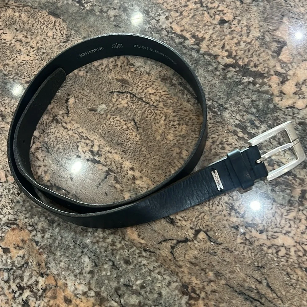 Fossil Men's Black Leather Belt